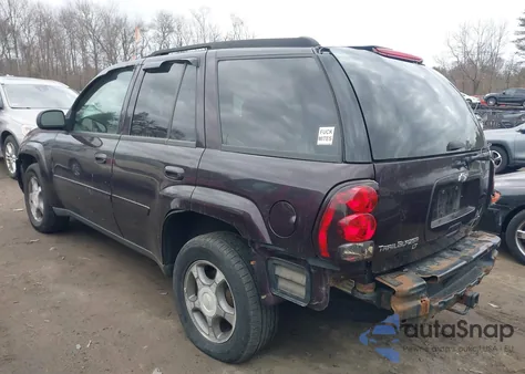 2008 Chevrolet Trailblazer Lt from USA, damaged, VIN 1GNDT13S682151007